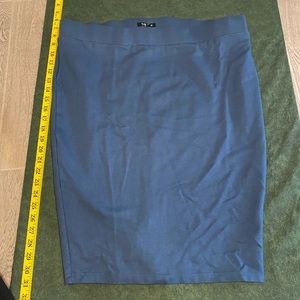 Classic Blue Torrid Pencil Skirt- size 2